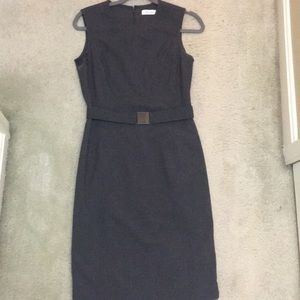 Gray Calvin Klein sheath dress